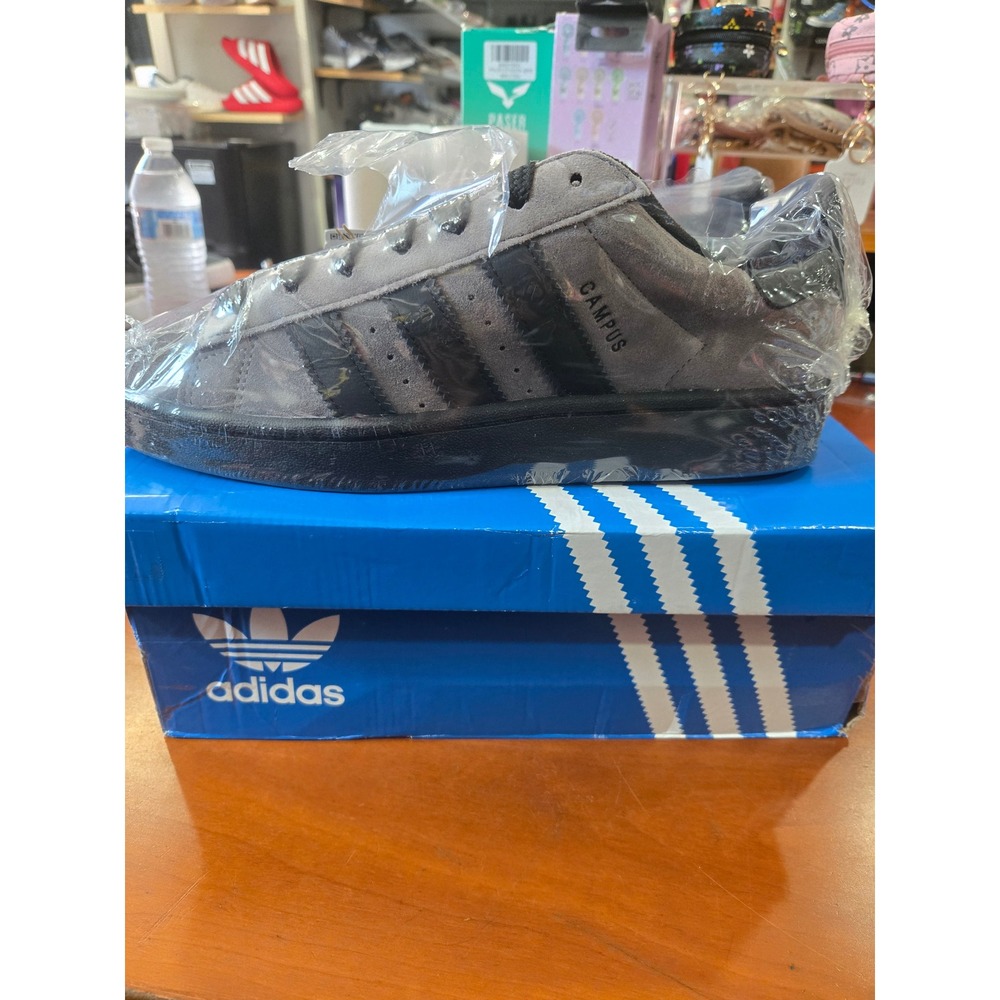 Adidas Originals Campus 00s Charcoal Core Black Suede Sneakers IF8770 Mens 8.5